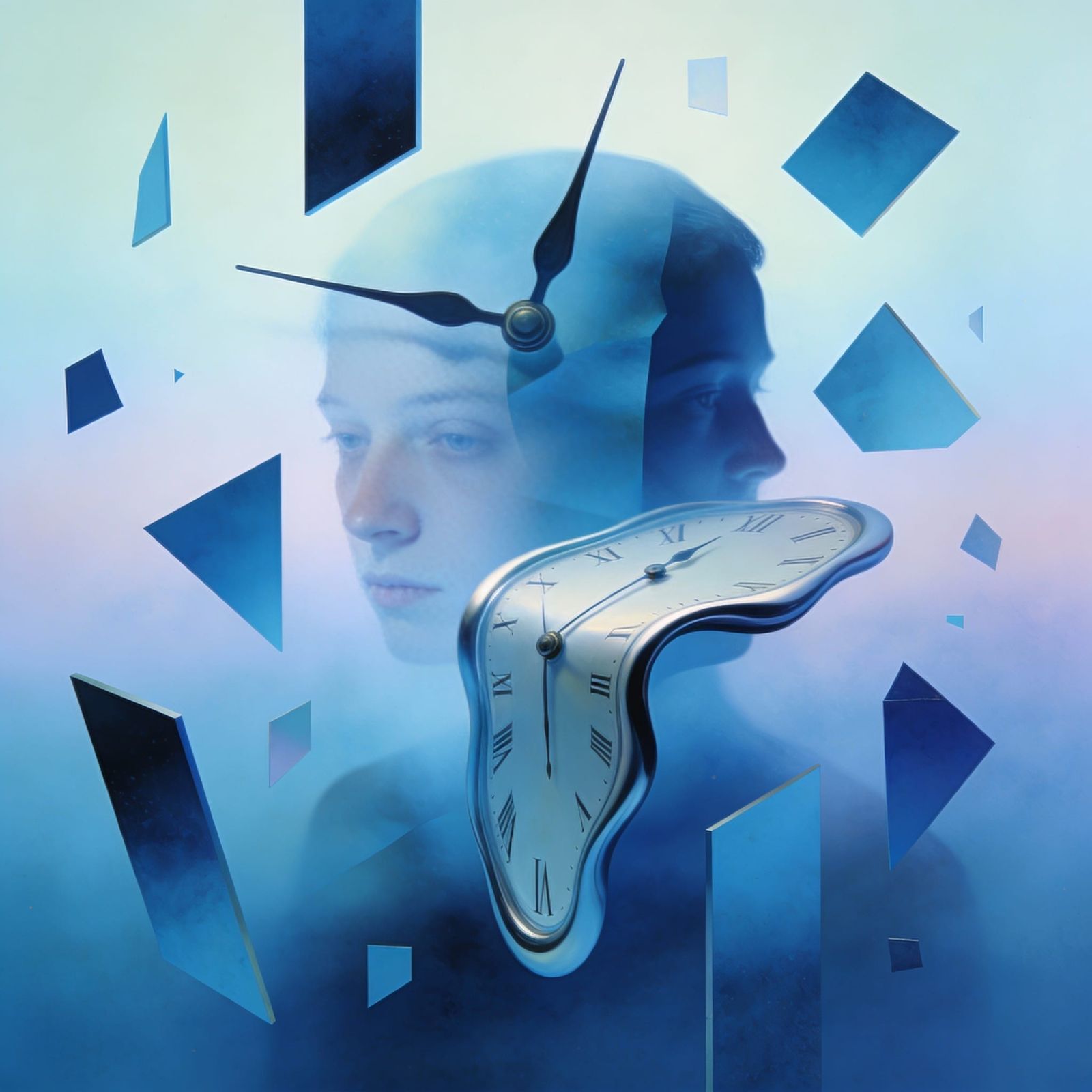 Surreal Azure Confusion Landscape