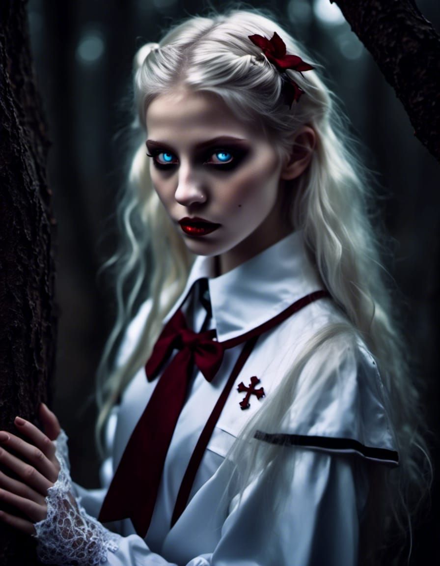 vampire school girl