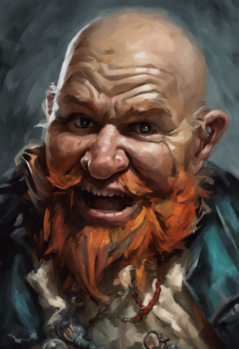 Magical Pirate Dwarf Vibrating