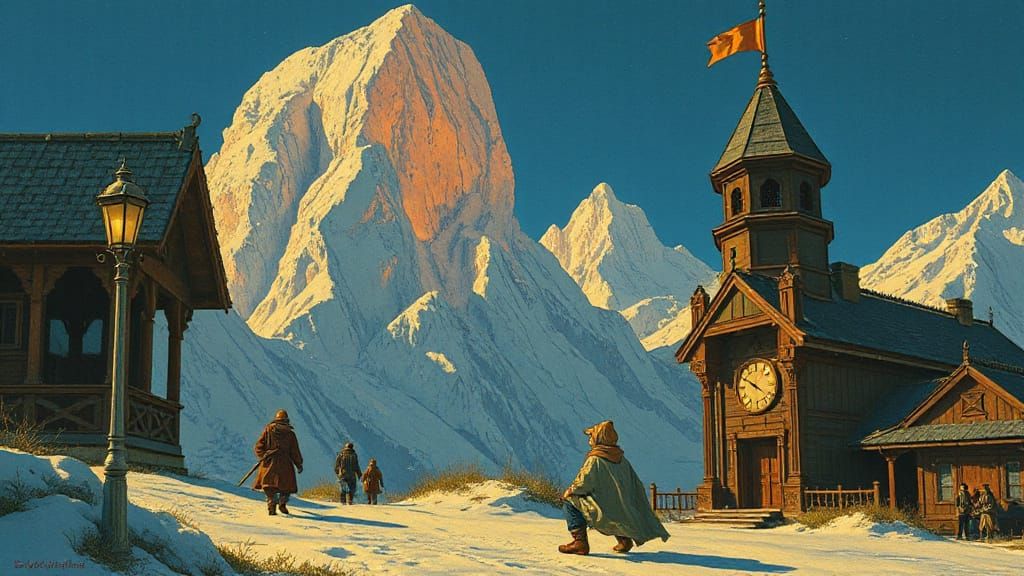 Serene Youth: Ghibli-Inspired Moebius Art