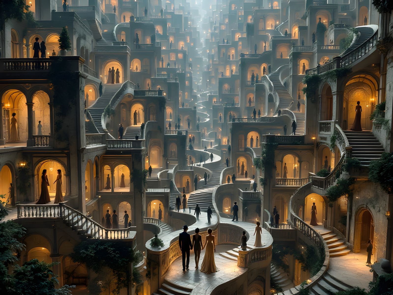 Party at M.C. Escher's Place