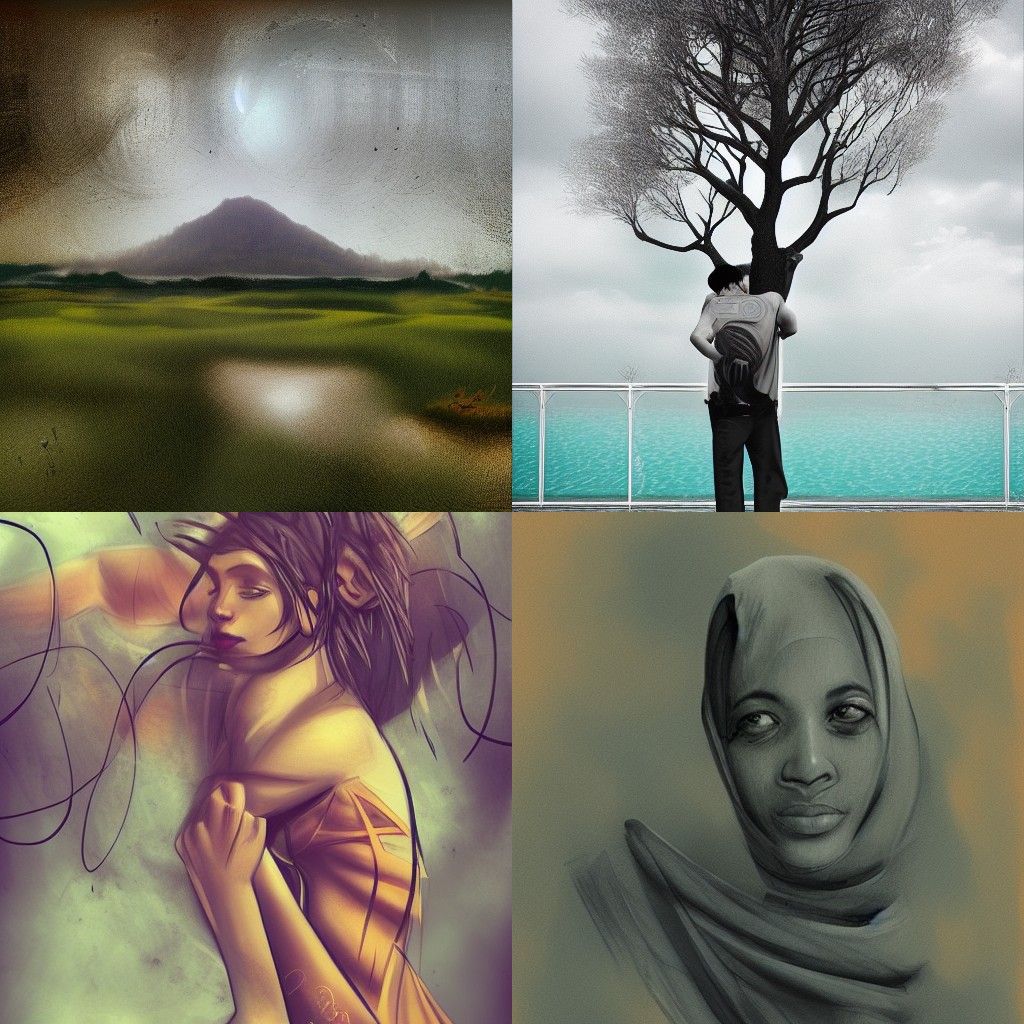 Image rendered in the style of Tazim Maamar