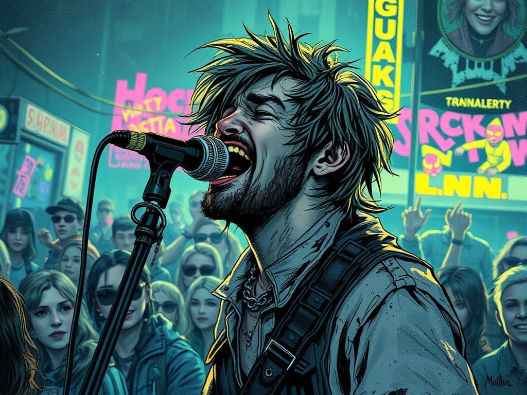 Rockstar Shines in Dark Fantasy Scrap-Metal Scene