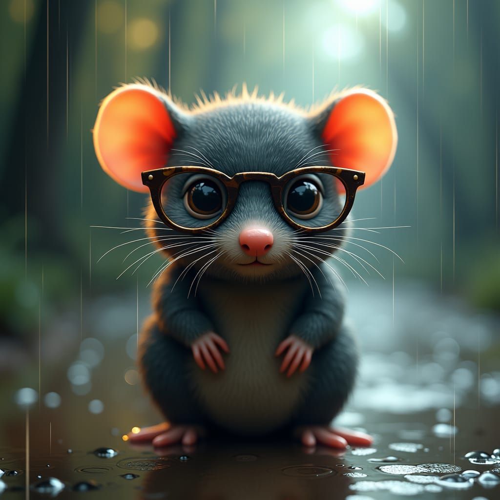 Stunning image of a cute, adorable mole with big round eyes ...