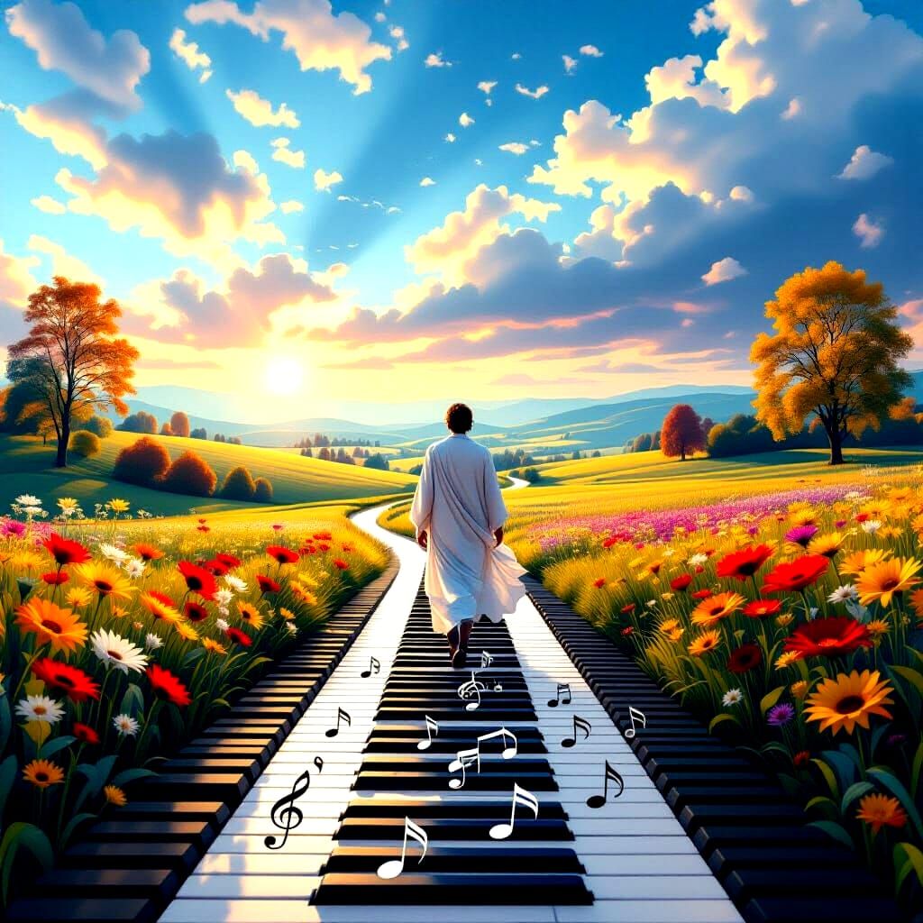 Piano Path Through the Seasons: A Dreamy Journey