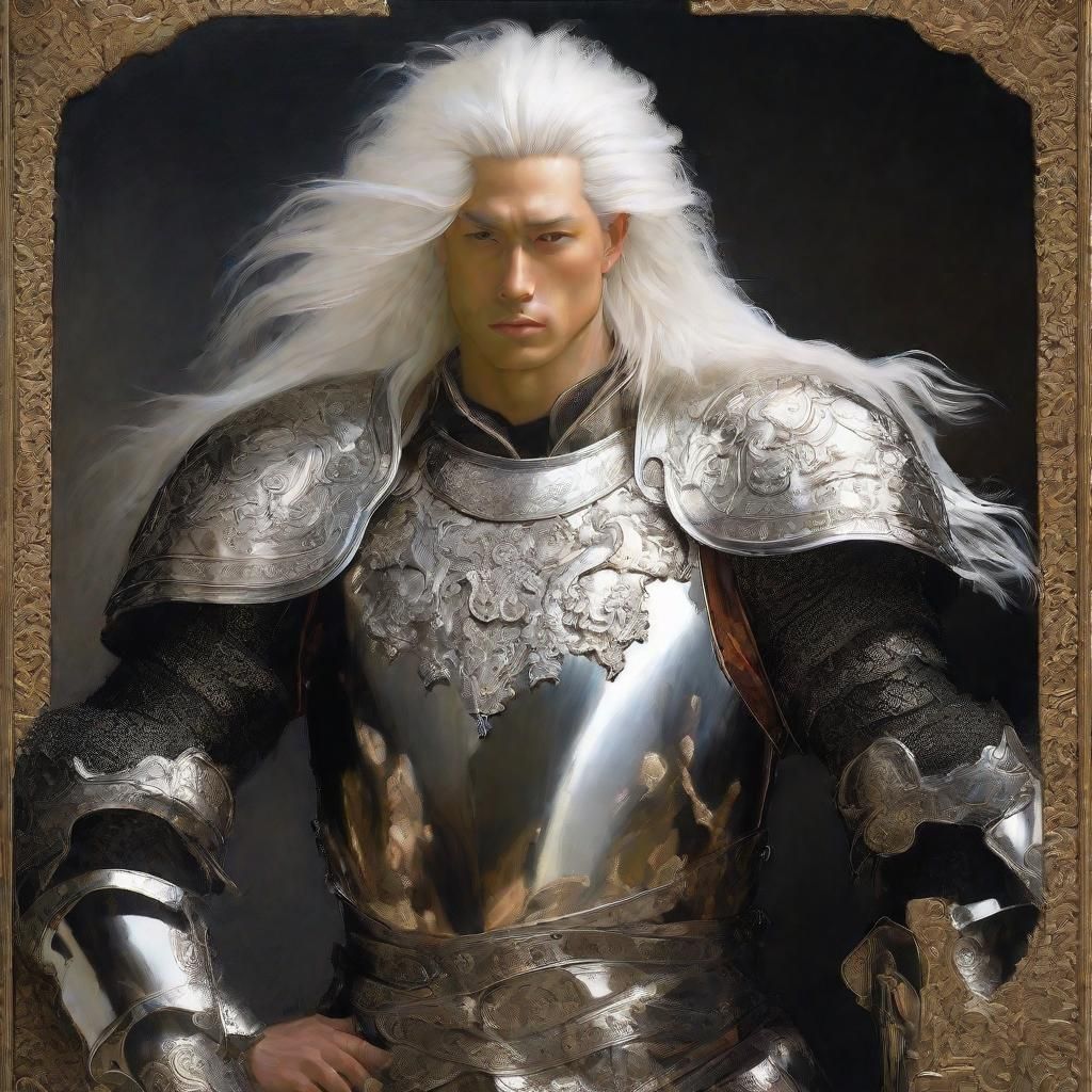 Ethereal Warrior in Celestial Armor