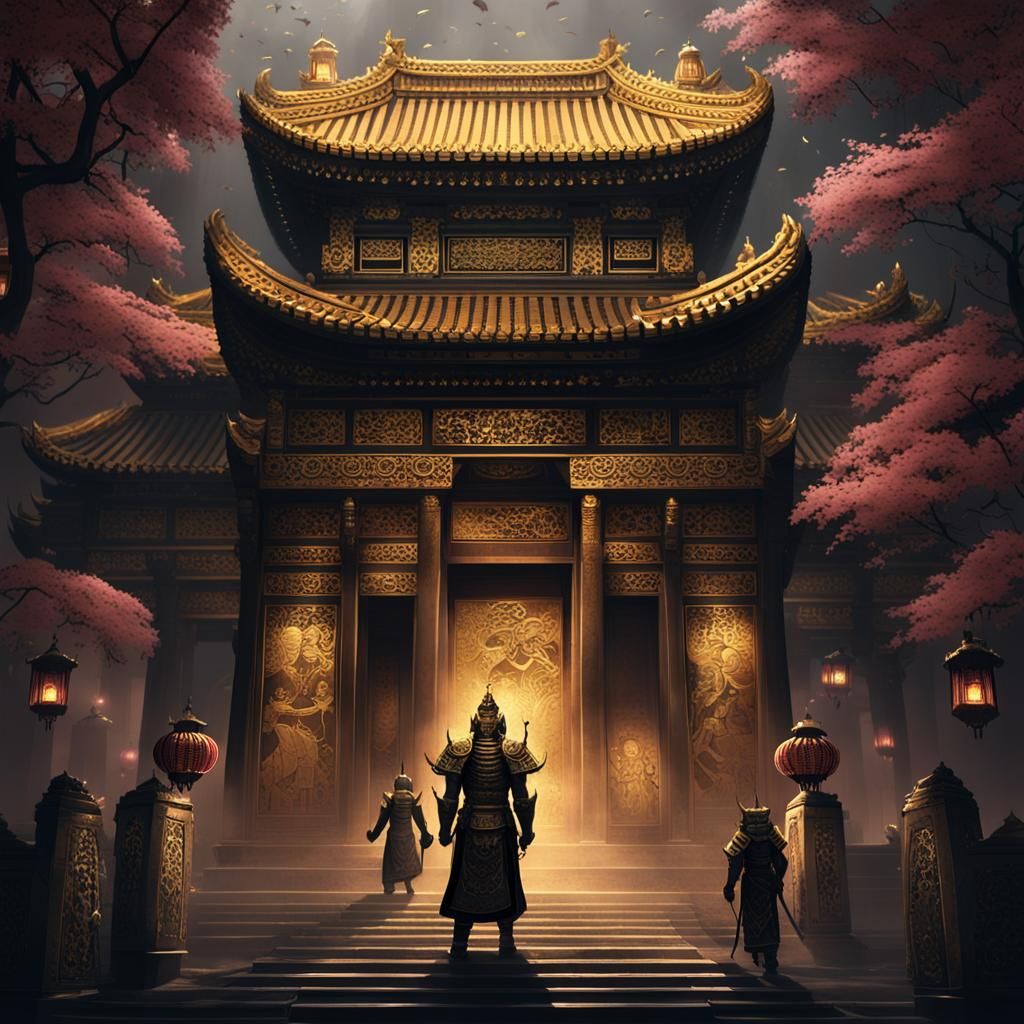Ancient Asian Gods in a Forbidden Temple