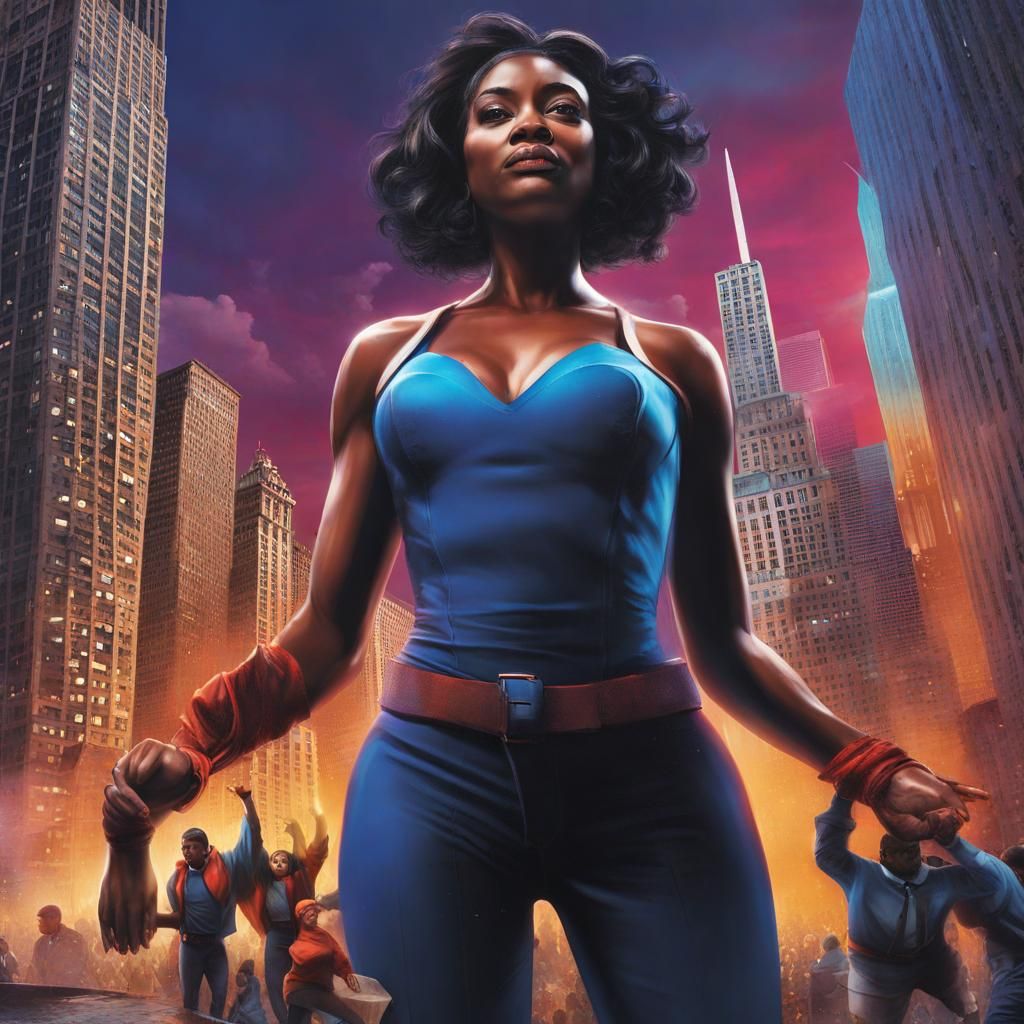 Urban Hero Award Ceremony: Matte Painting Concept Art