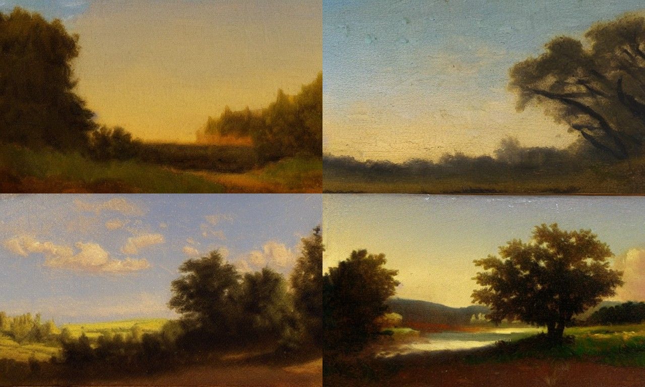 Barbizon School Landscape: Serene Natural Beauty