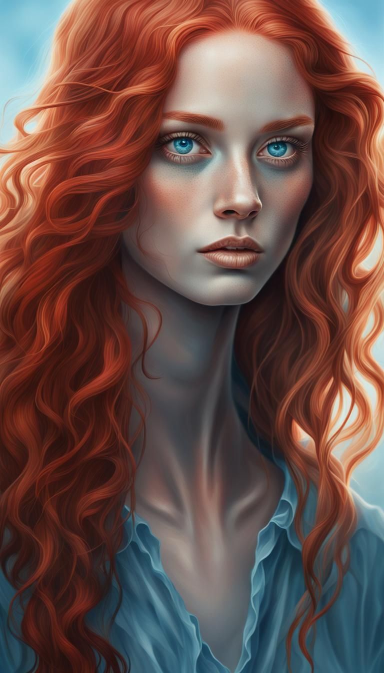 Surreal Beauty: A Hyperrealistic Portrait of a Woman