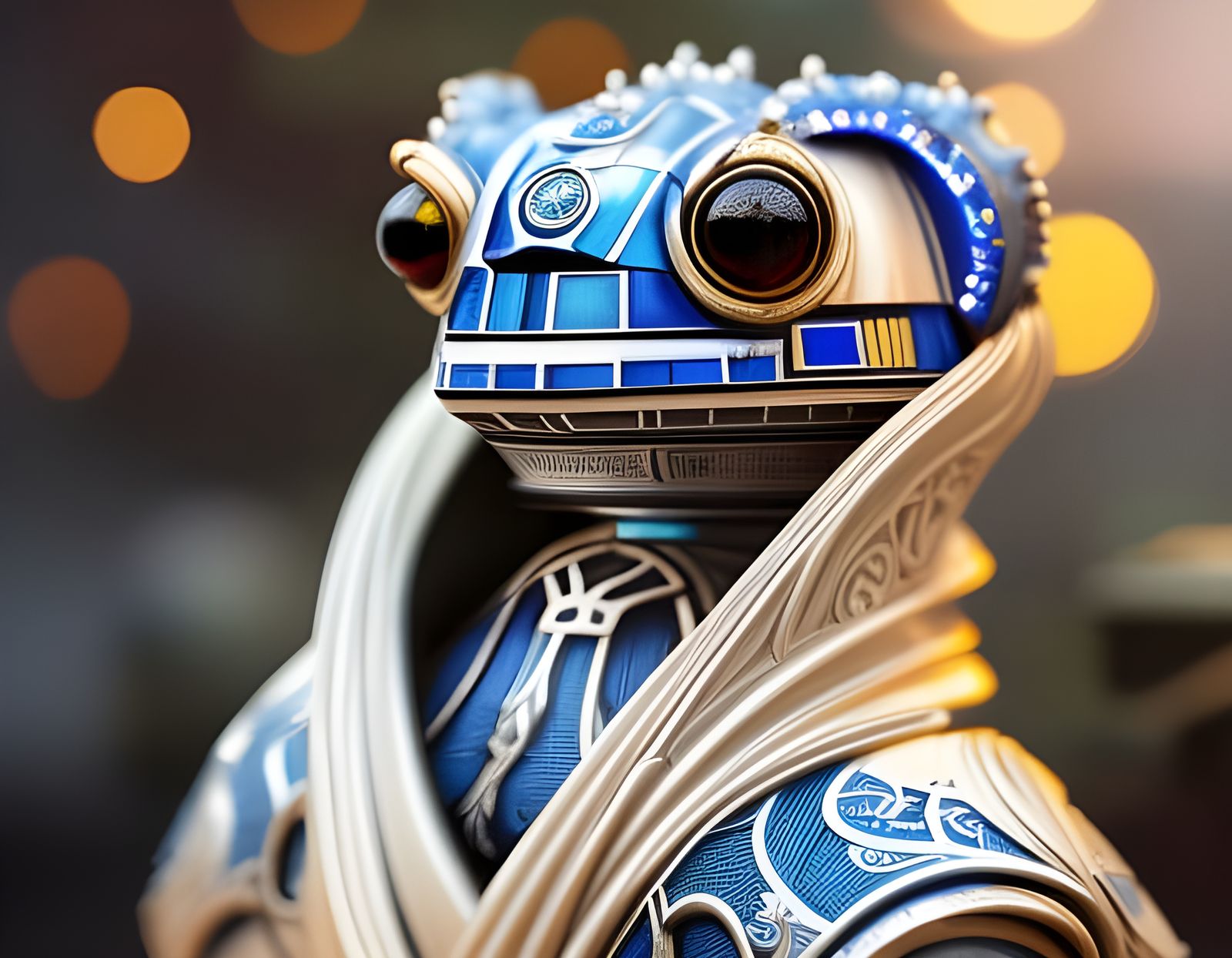 Rococo Star Wars: Darth Frogger Portrait