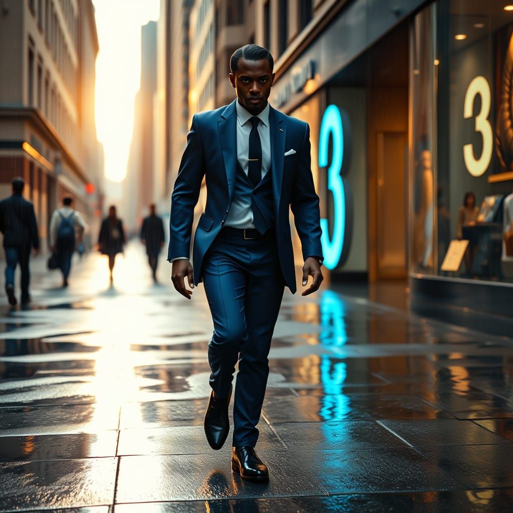 Man of Tomorrow Walks into Store After Rain