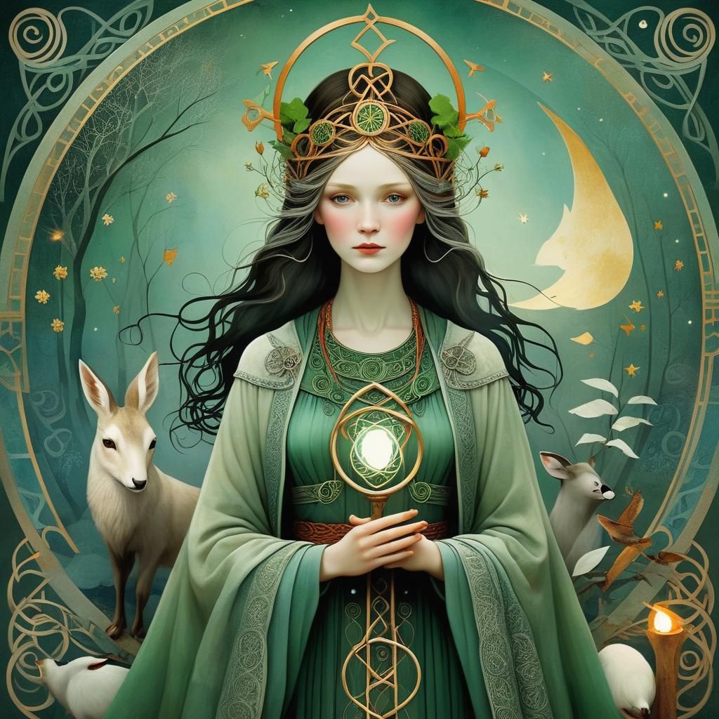 Fairytale Chic Celtic Goddess Brigid