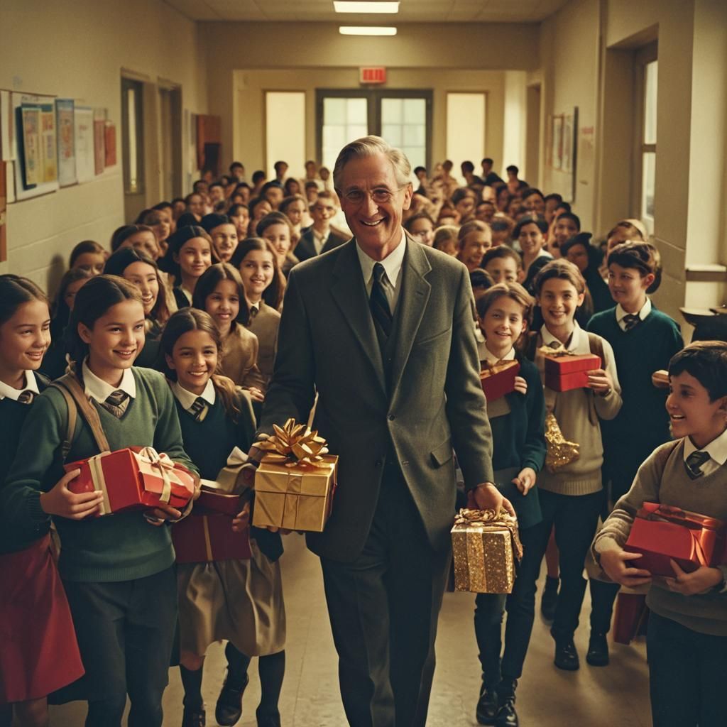 Teacher's Day: Warm Cinematic School Scene