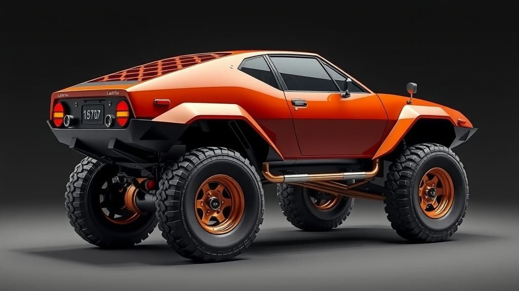 Lancia Stratos SUV Reimagined: Digital Art