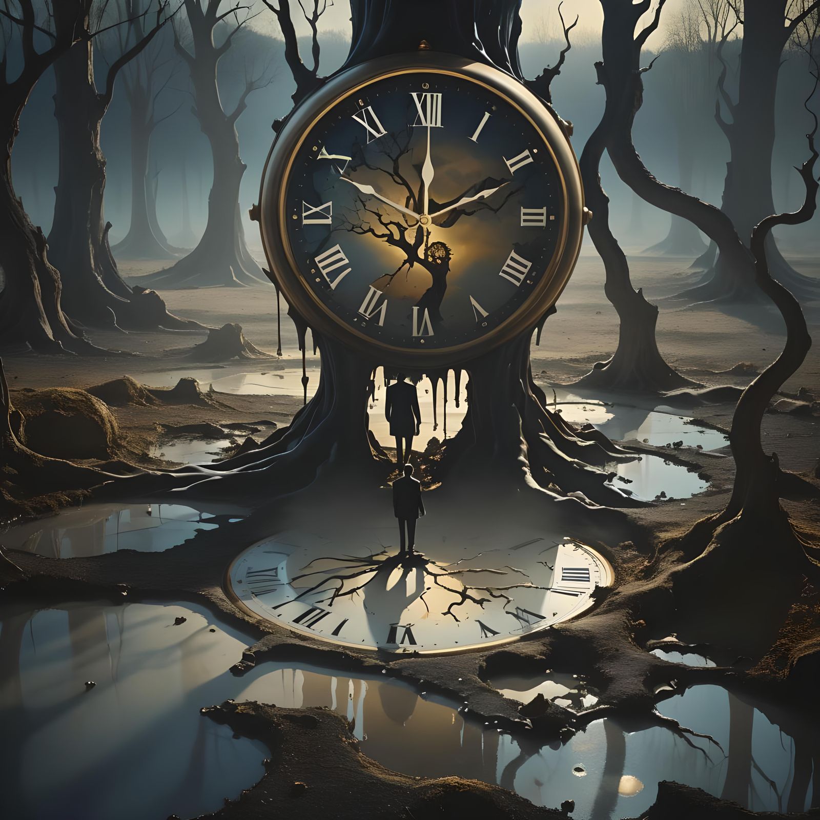 Time's Fleeting Passage: Shadows Remain