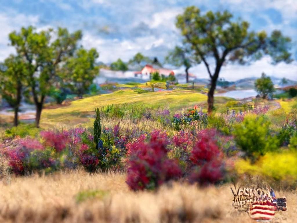 American Impressionism Landscape Vista in 4K HDR
