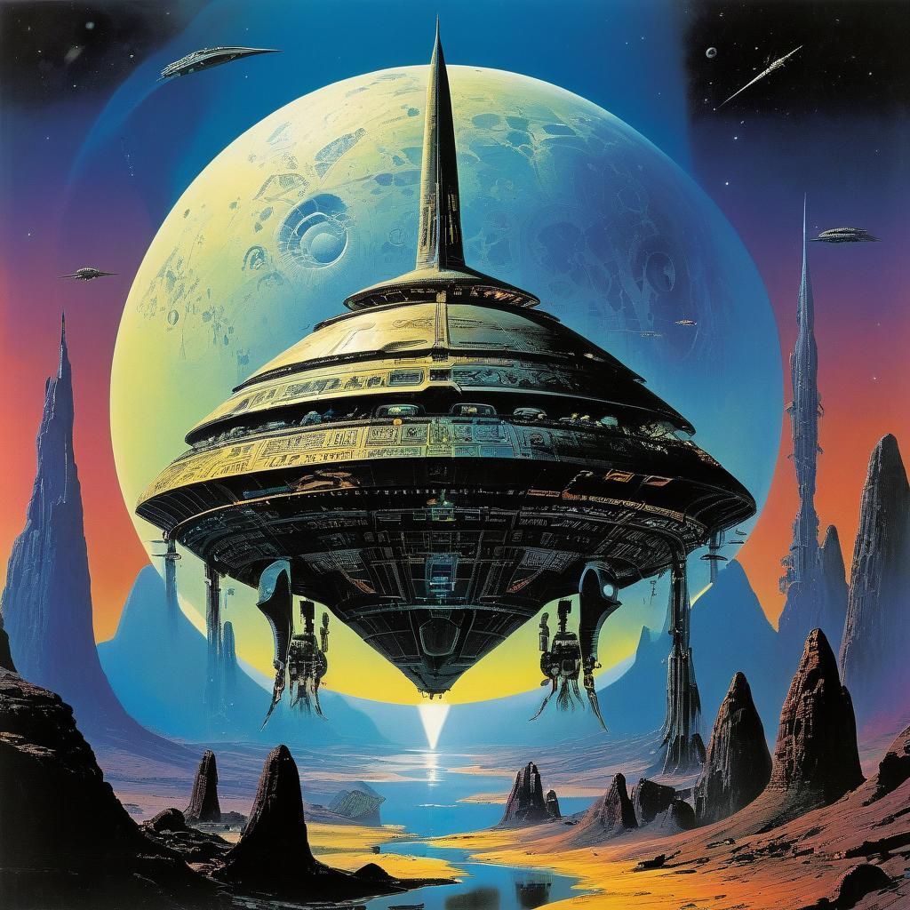 Egyptian Beetle Spaceship Album Cover Art