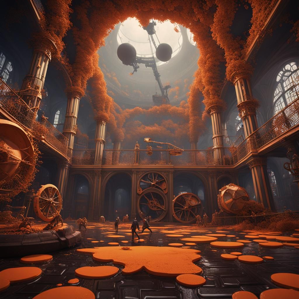 A Clockwork Orange: Detailed Matte Painting