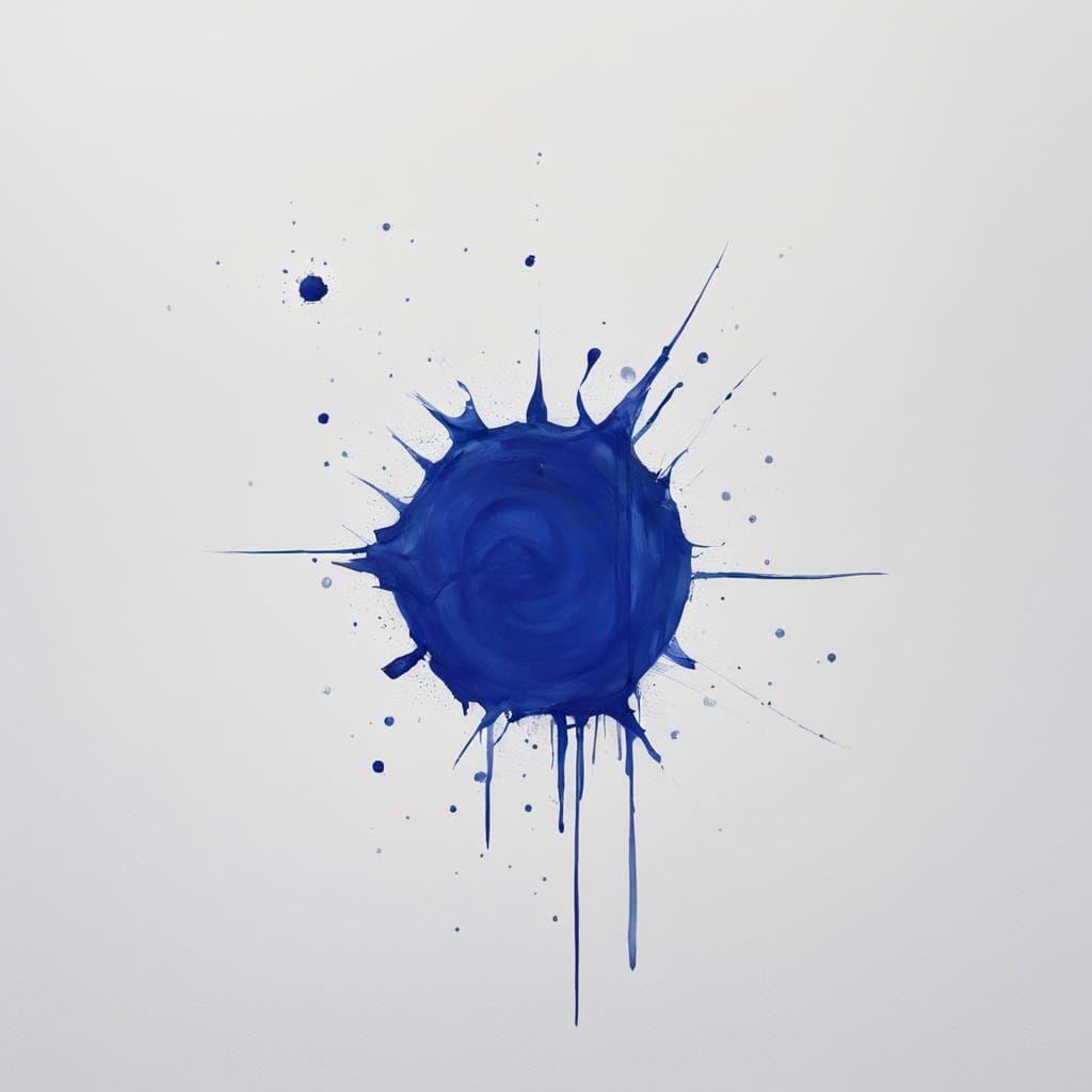 Ultraminimalist Concept Art in Acrylic Mixed Media