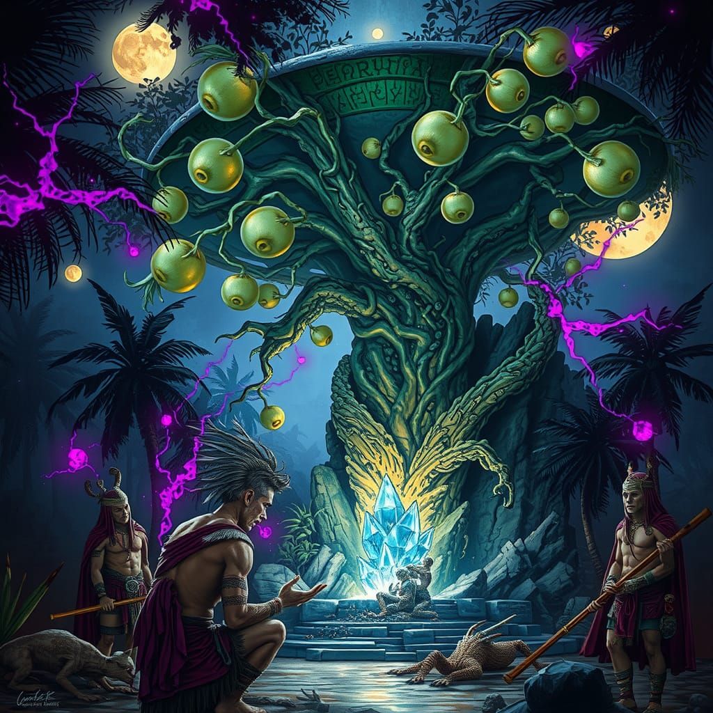 Ritual of the alien magic tree
