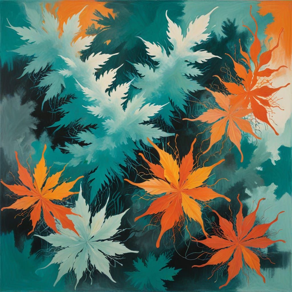 Dreamlike Abstraction in Iridescent Hues