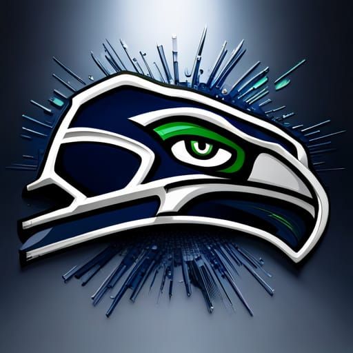 Redesigned Seattle Seahawks Logo