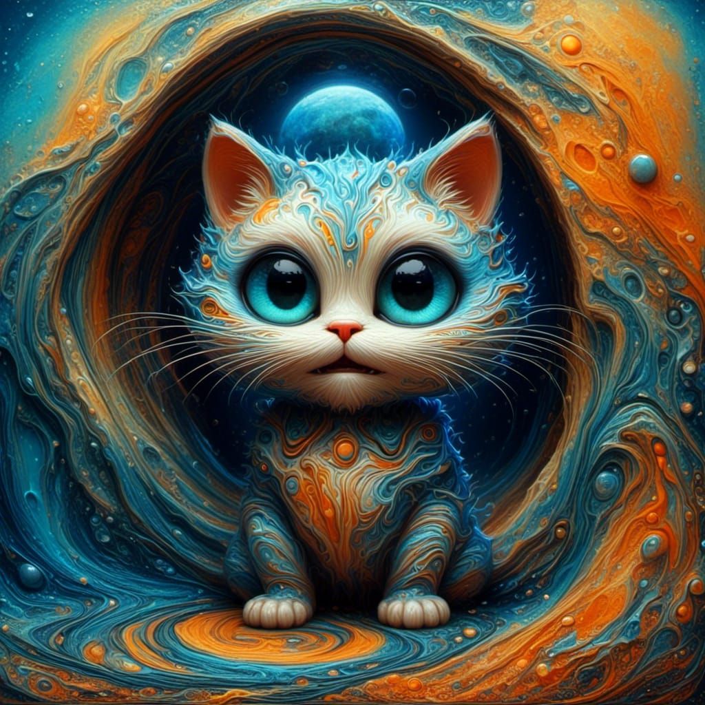 Surreal Kitten