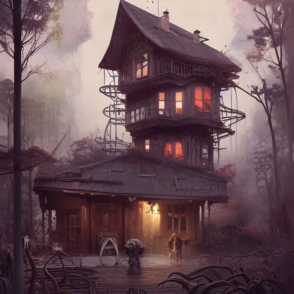 Enchanting Bone House: A Macabre Masterpiece