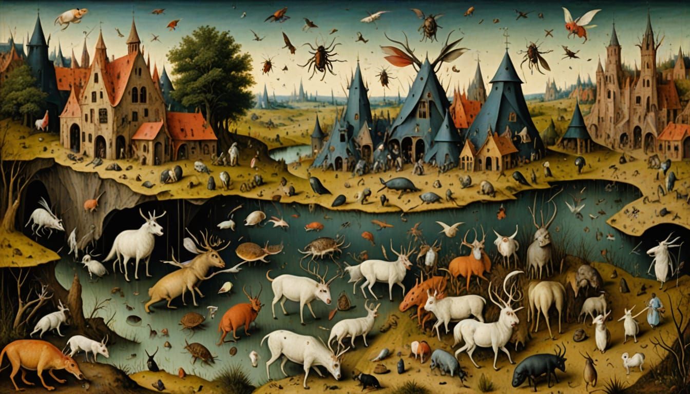 Cryptid Wonders in a Surreal Post-Apocalyptic Wonderland