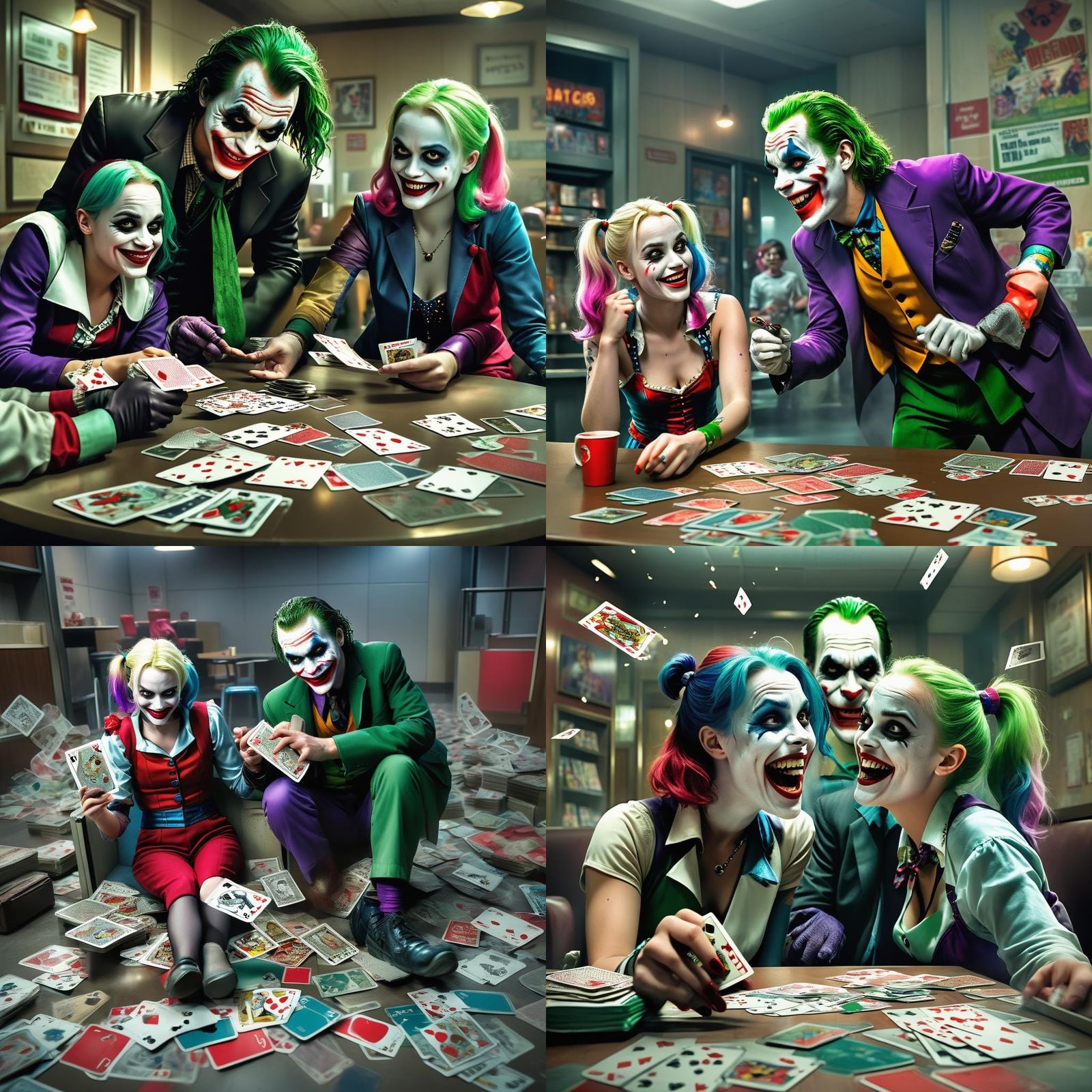 Harley Quinn pulls a classic prank on Joker; by cheating at ...