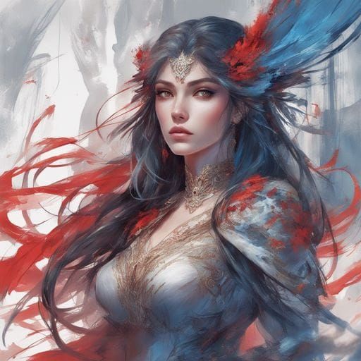 Mesmerising Beauty with Dark Eyes