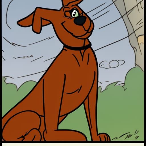 AI Image of Scooby Doo