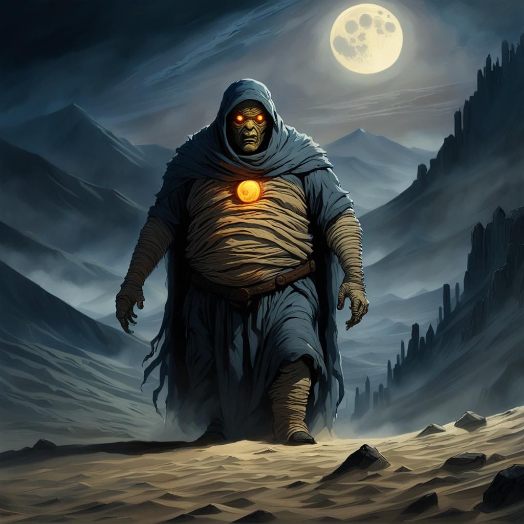 Mummy in Transylvania: A Matte Painting