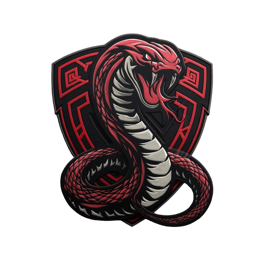 Killer Kobra Team Logo in Matte Painting Style