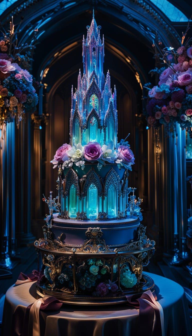 Gothic Wedding Cake: A Maximalist Celebration