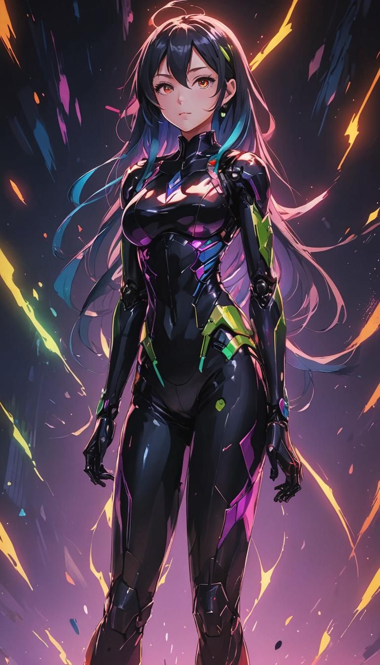 Anime Portrait in Studio Trigger Style