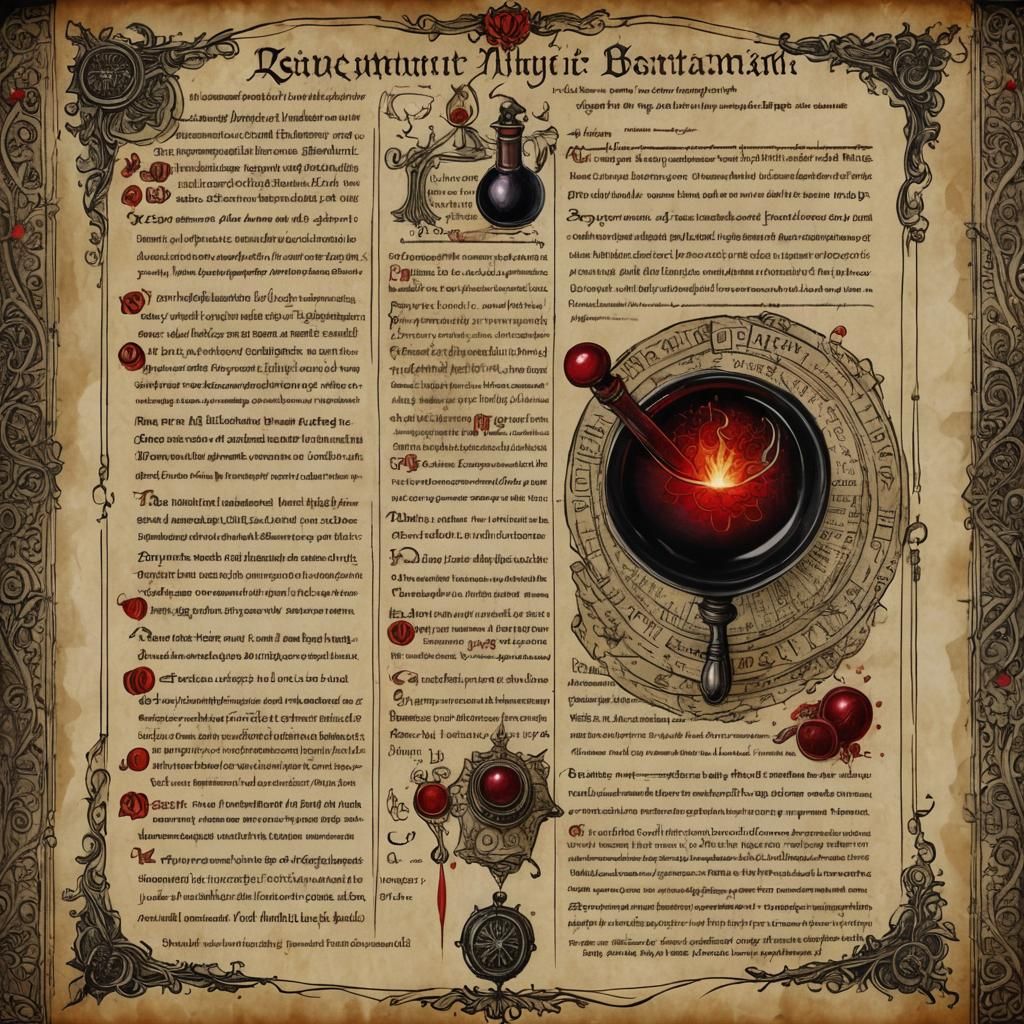 Ancient parchment for summoning.