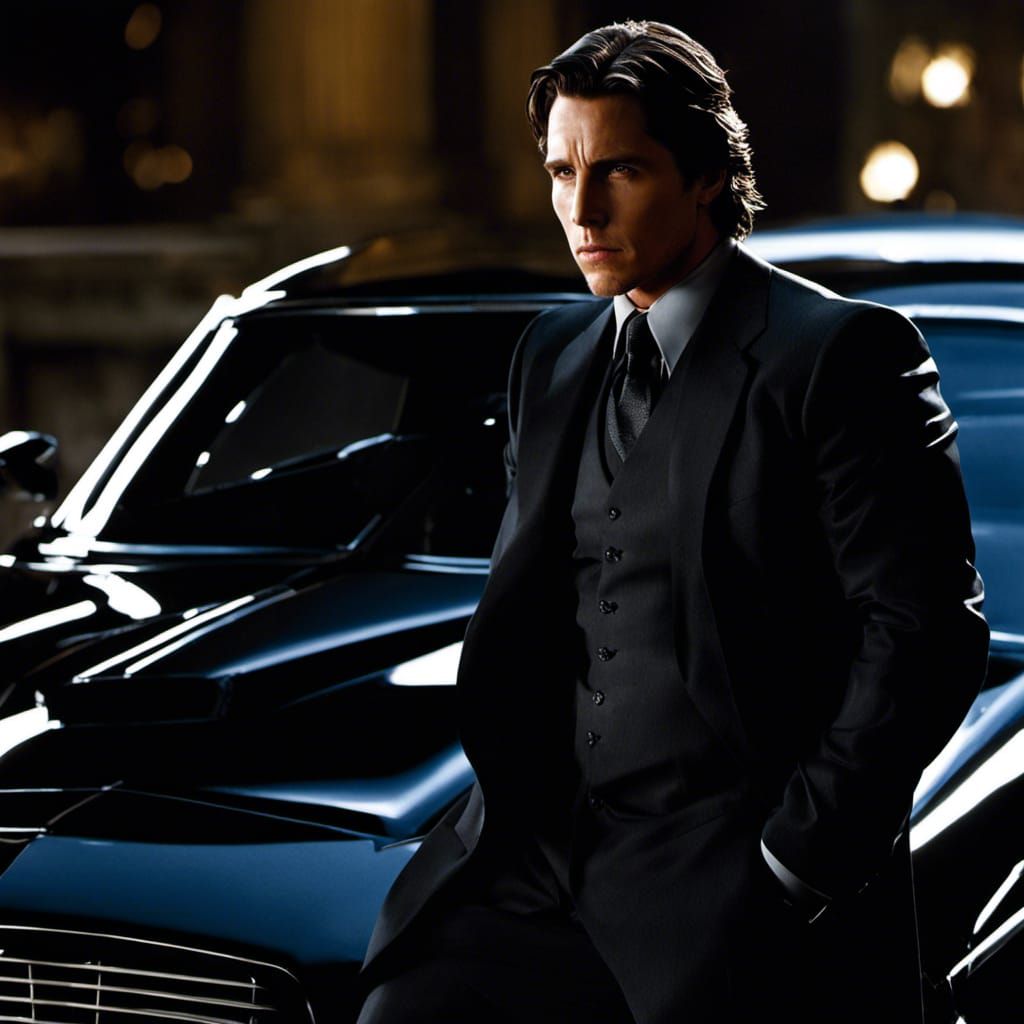 Christian Bale as Dark Knight Bruce Wayne