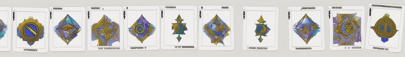 Fractal Tarot Cards with Sacred Geometry Design