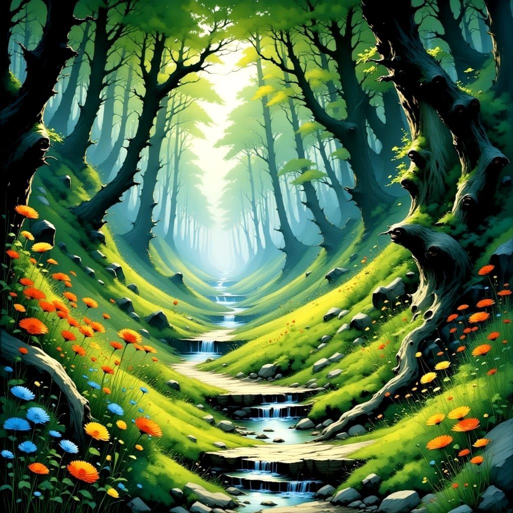 A Dreamlike Spring Awakening in a Forgotten Realm