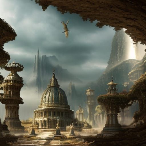 Epic Cinematic Air Digital Matte Painting