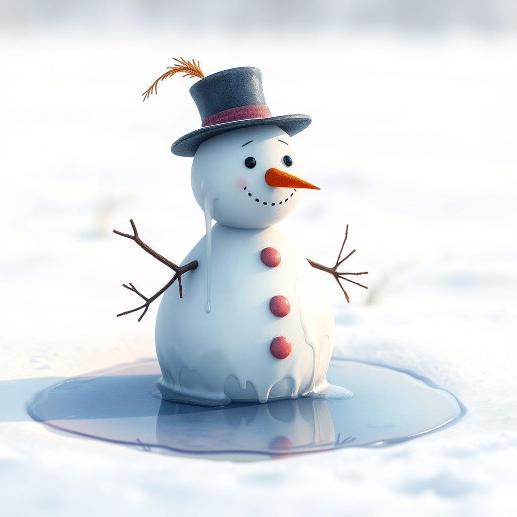 A Melting Snowman
