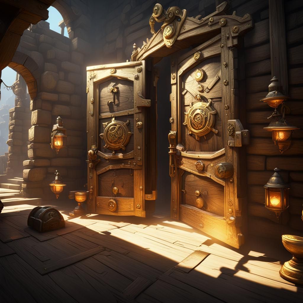 Pirate Discovery: Open Doors to Gold Treasure