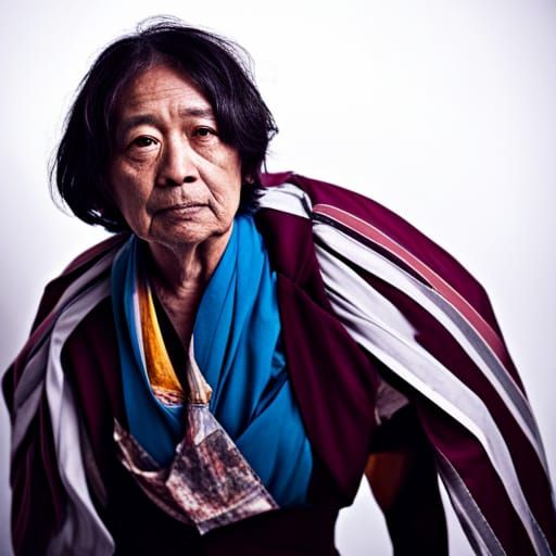 Japanese Adjuster Portrait in Natural Lighting Style