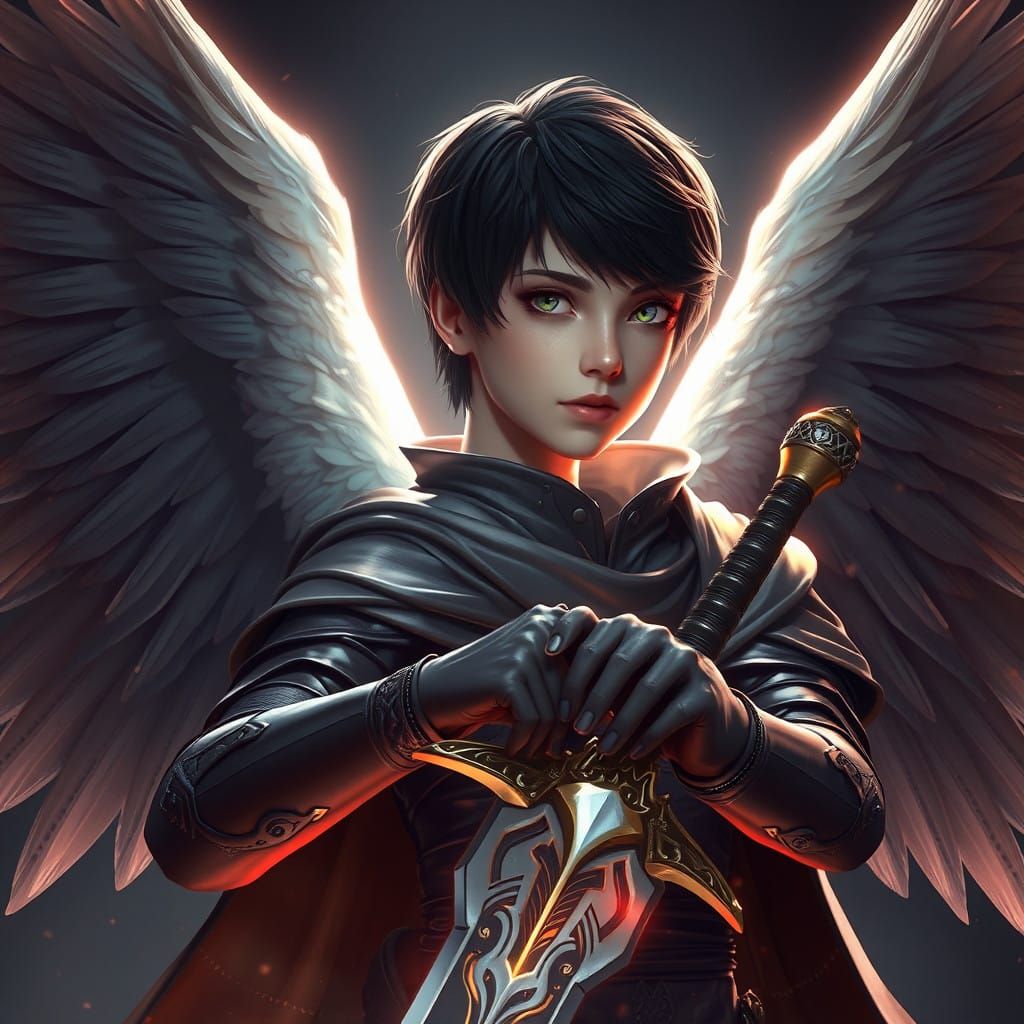 Aurora Paladin: Radiant Warrior in Splendid Armor