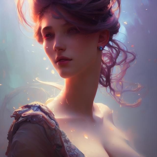 Detailed Portrait of a Beautiful Princess