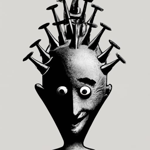 Nightmarish AI Rendition of Pinhead