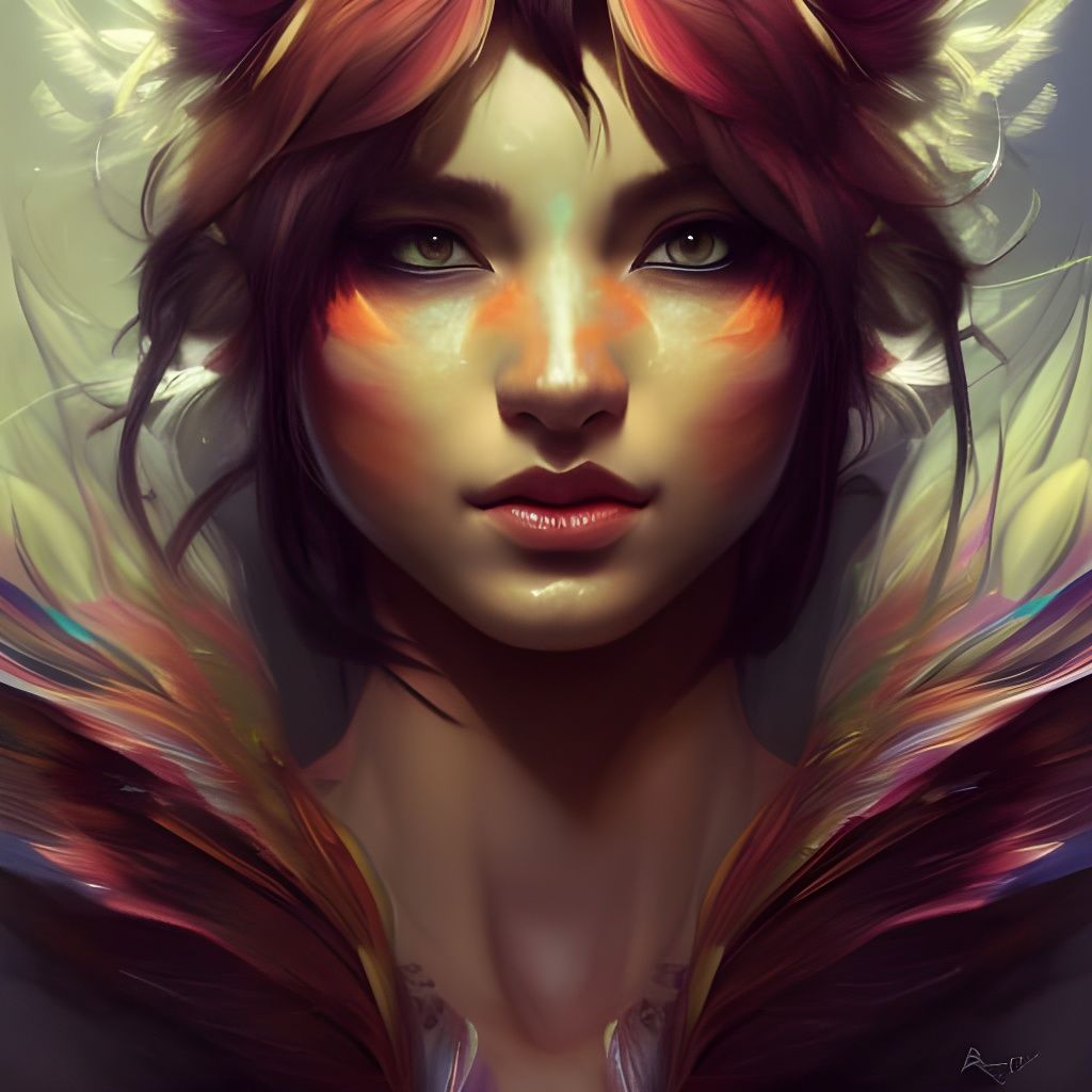 Intricate Fairy Tiger Portrait in Hyperdetailed Style