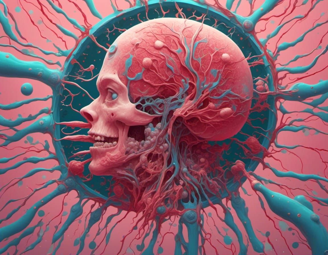 Horrific Bubonic Lobotomy Diagram in 8K HD